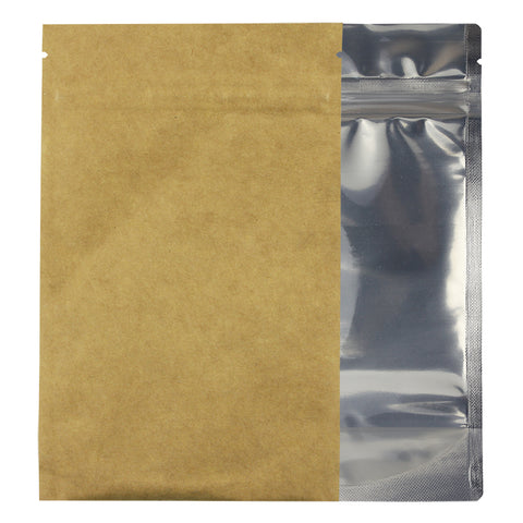 #6 Half Ounce Kraft/Clear Bag