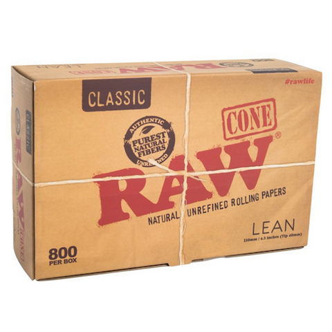RAW Classic Pre-Rolled Cones Lean King Size (109mm) (800 qty.)